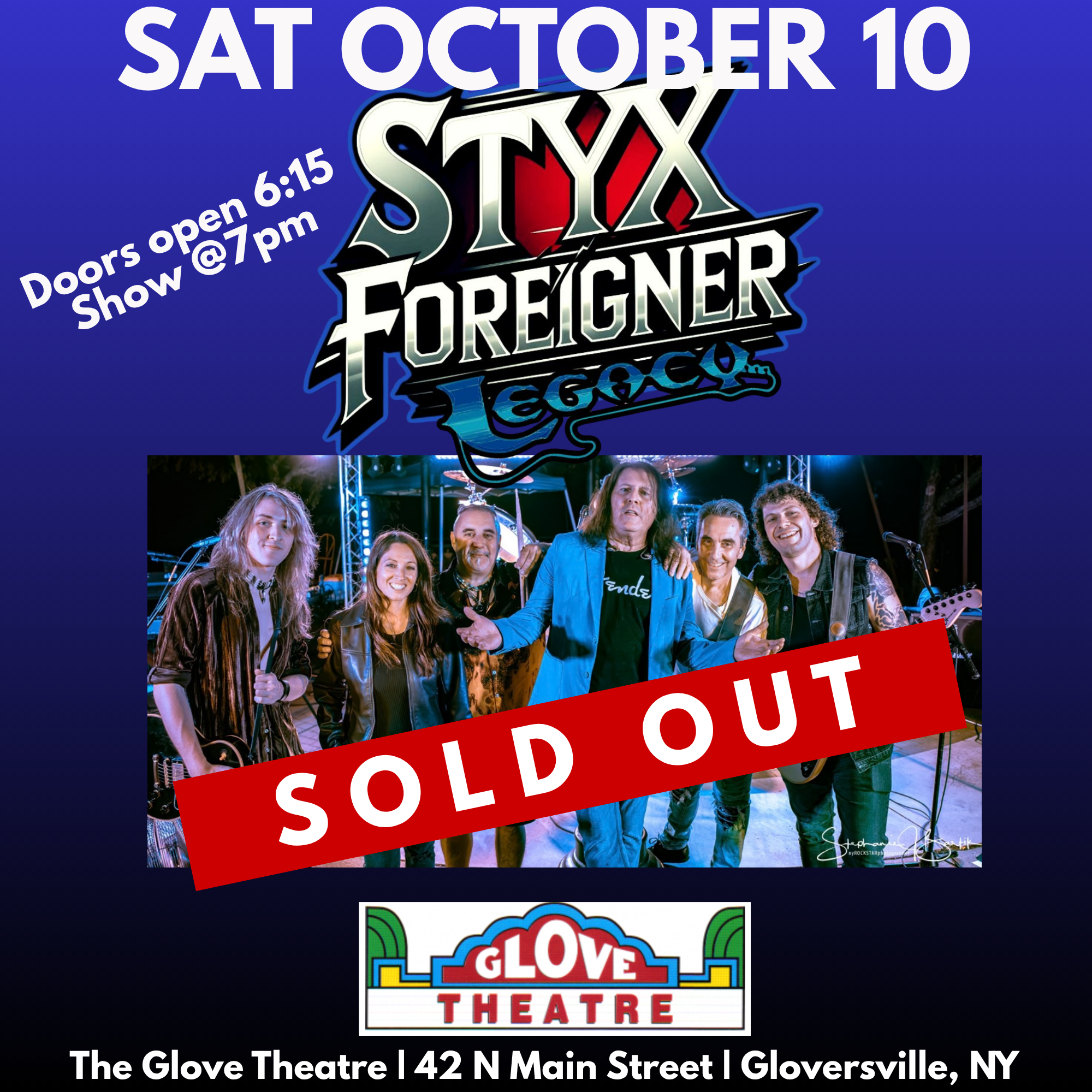 LEGACY CLASSIC ROCK - STYX/FOREIGNER TRIBUTE