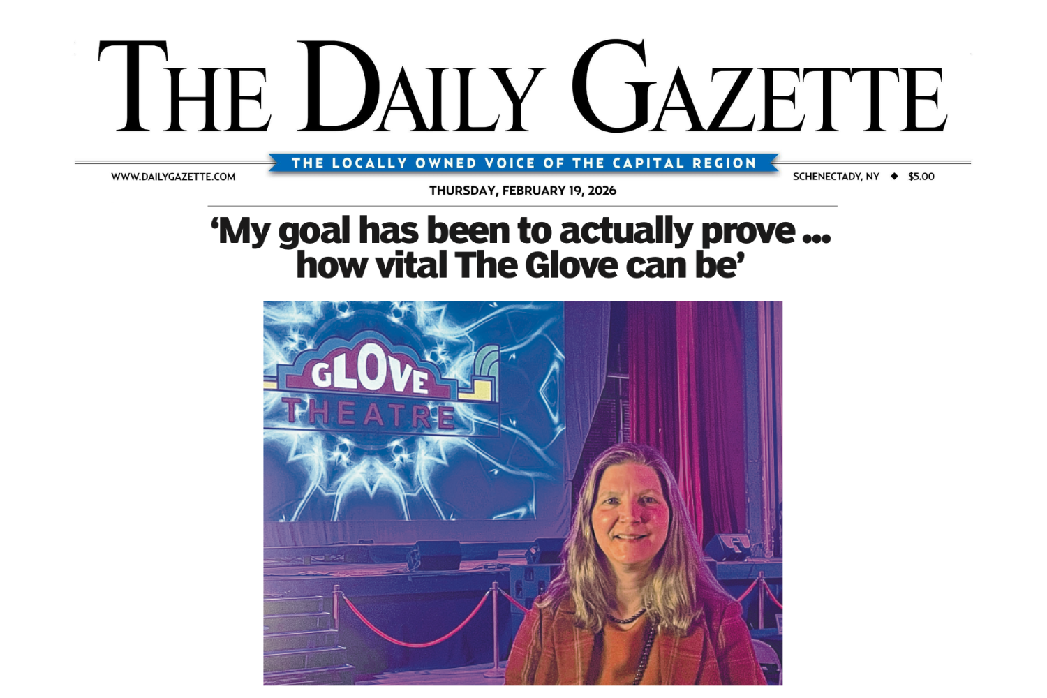 ARTICLE: 'My goal has been to actually prove how vital The Glove can be'