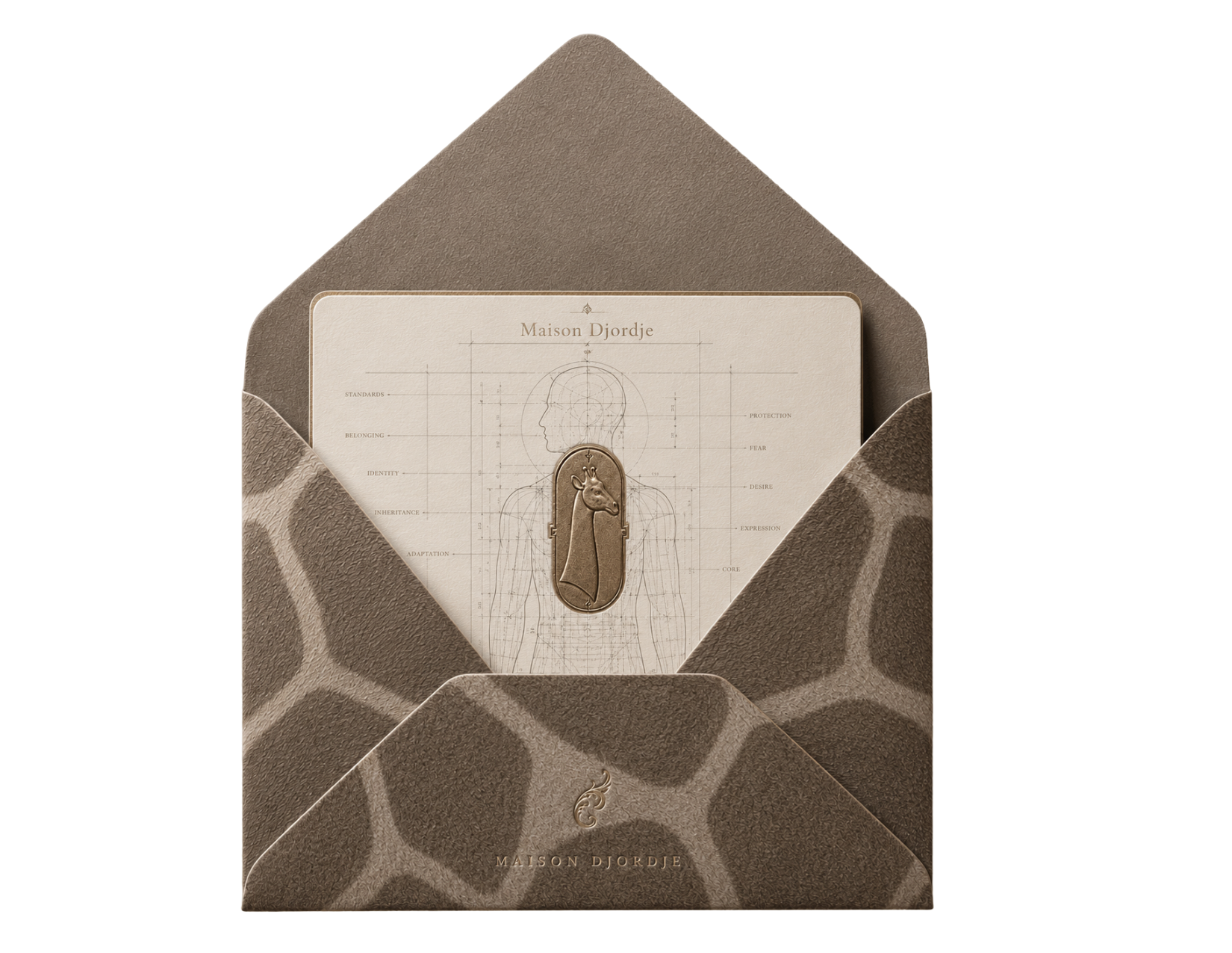 Human Architecture Blueprint Dossier from Maison Djordje