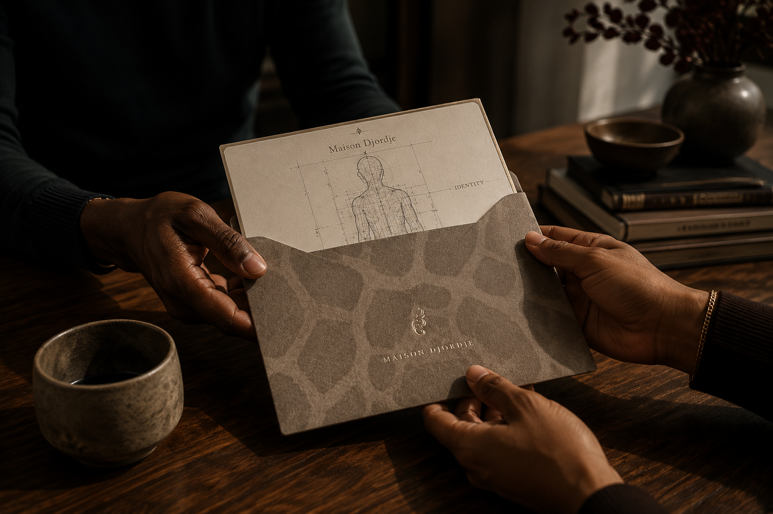 Human Architecture Blueprint Dossier from Maison Djordje
