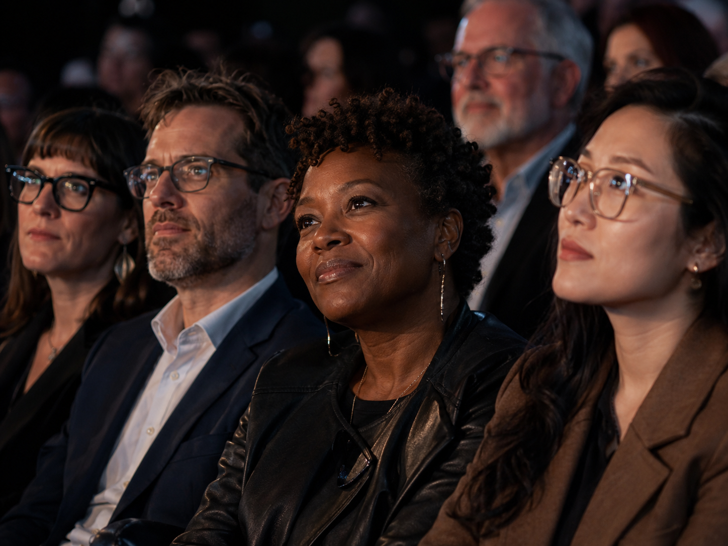 Audience captivated by Christopher Djordje, Consciousness Architect. Keynote Speaker at Leadership Conference.