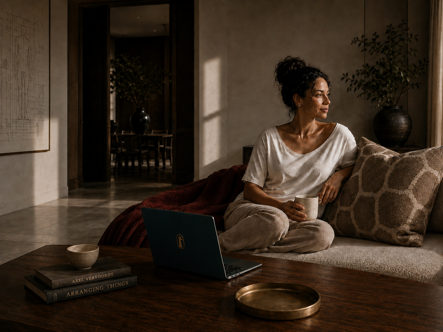 Woman of Maison Djordje enjoying a Human Architecture Plan