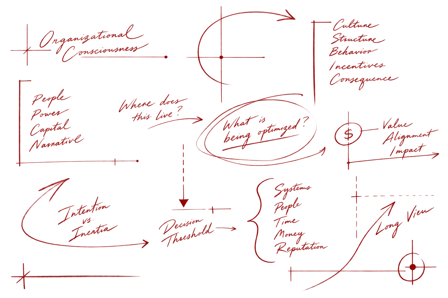 Architect Notes of Organizational Consciousness | Maison Djordje