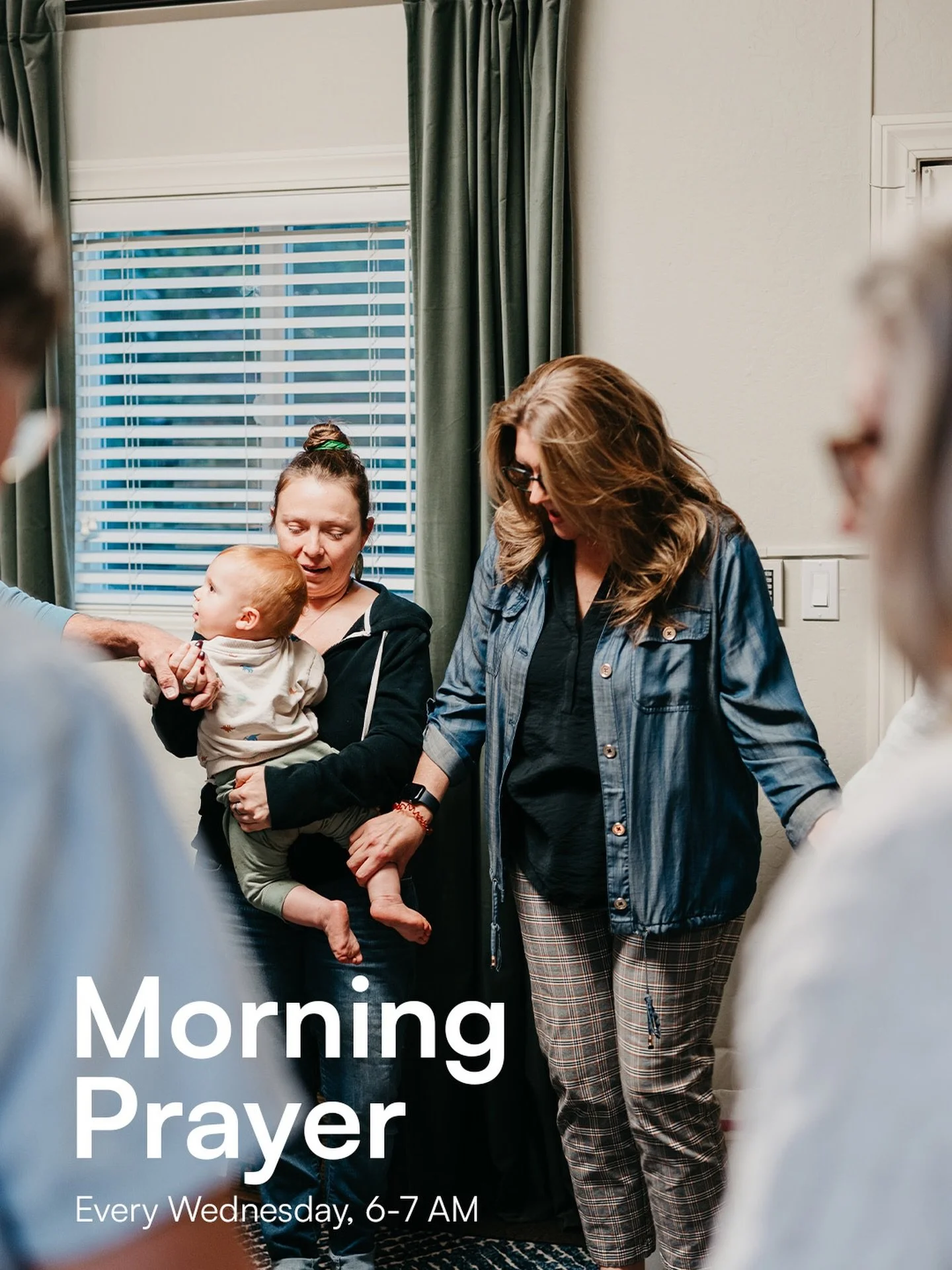 An early morning. A quiet room. A shared posture of prayer.

Every Wednesday from 6&ndash;7am, we gather for Morning Prayer.

Whether you&rsquo;re already an early riser or simply longing for a more intentional rhythm, you&rsquo;re invited.

Together