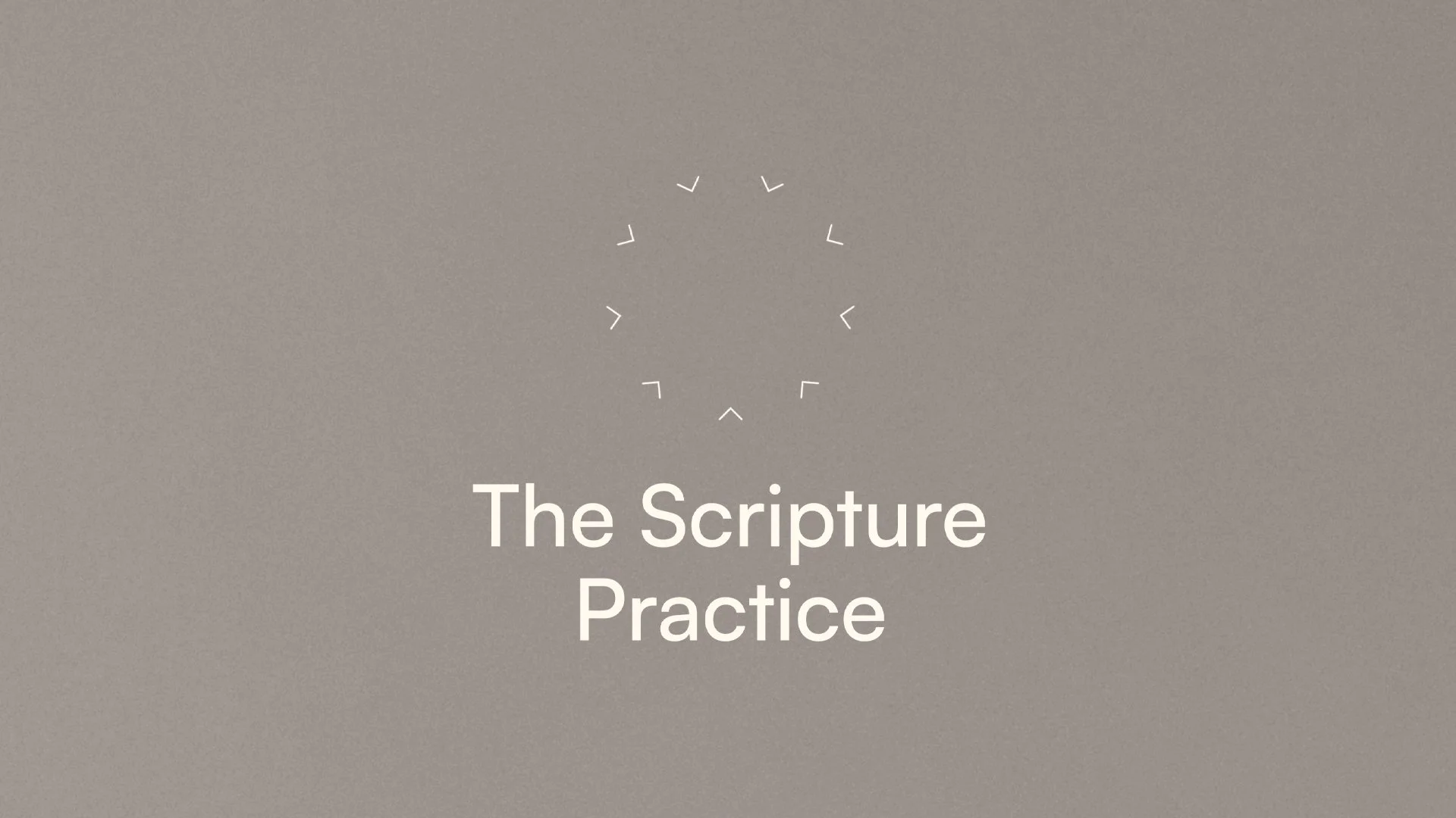 Scripture Practice