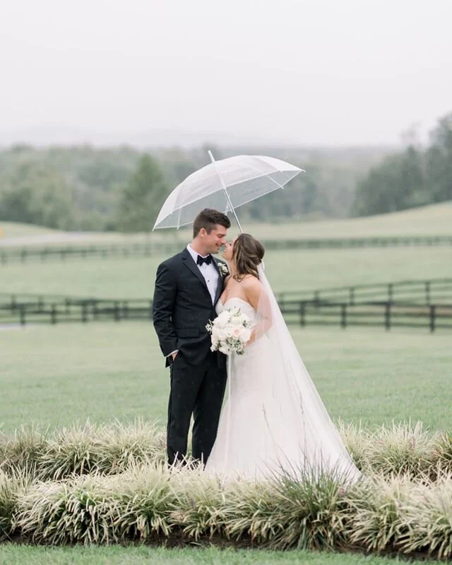Rain or shine, you&rsquo;ll never worry about your hair &amp; makeup with us 💕 📸: @audreyrosephoto 🎶☂