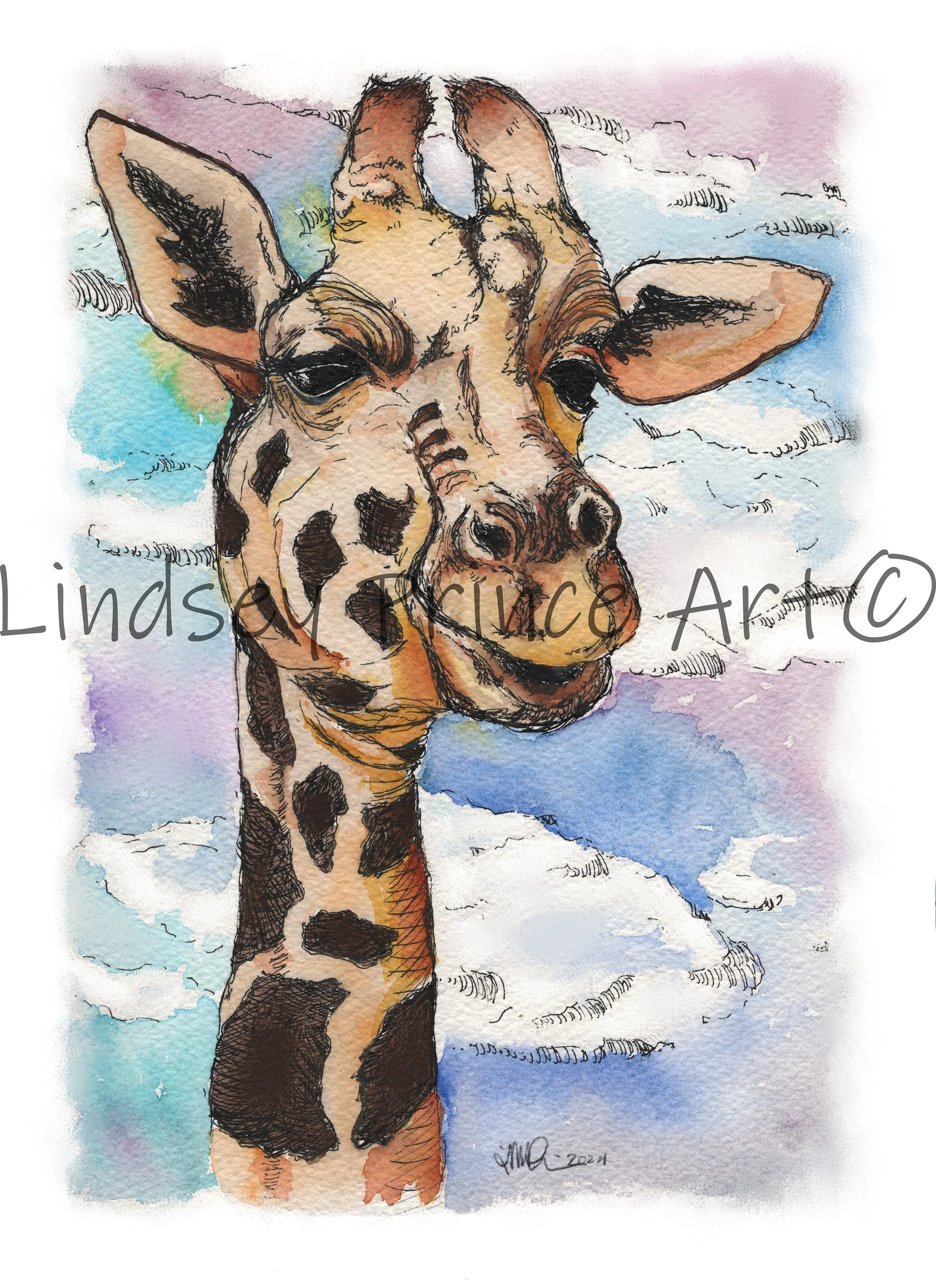 Head in the Clouds - Giraffe - 2024