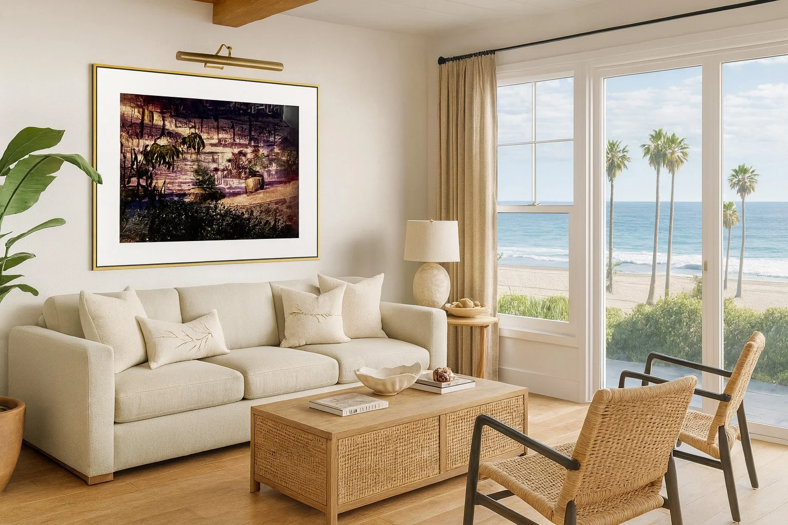 Please note, this scene has been AI created for example purposes only. Size and composition of the PhotoMontage may vary from the product being sold.
