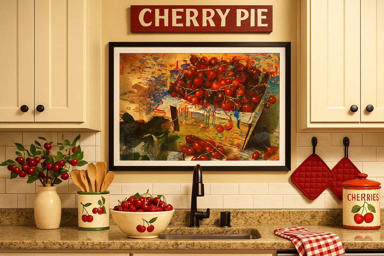 Please note, this scene has been AI created for example purposes only. Size and composition of the PhotoMontage may vary from the product being sold.