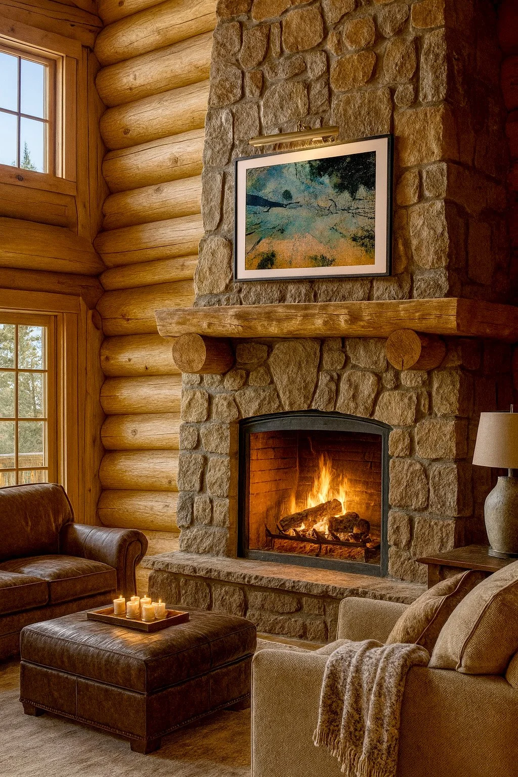 Please note, this scene has been AI created for example purposes only. Size and composition of the PhotoMontage may vary from the product being sold.