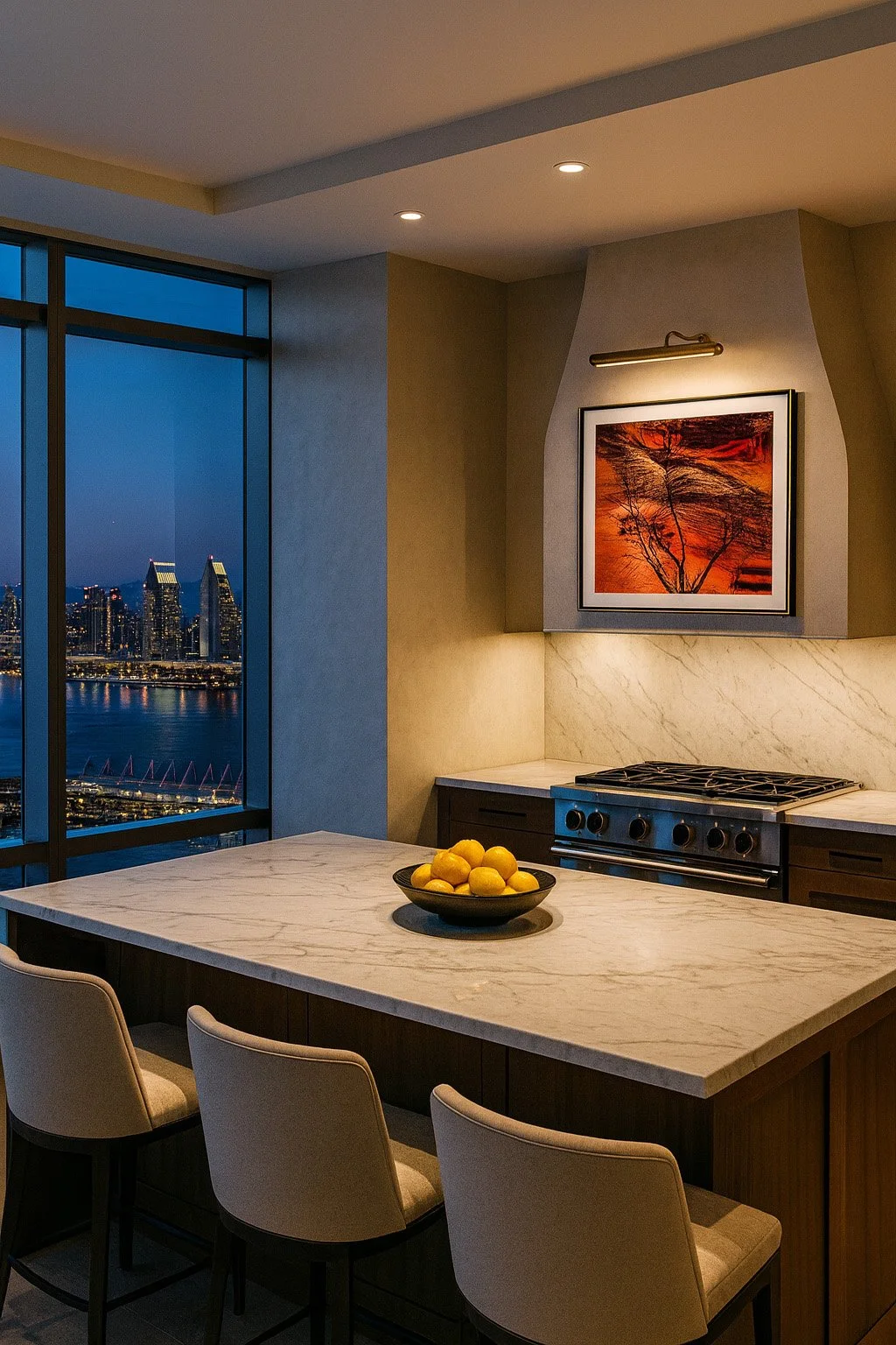 Please note, this scene has been AI created for example purposes only. Size and composition of the PhotoMontage may vary from the product being sold.