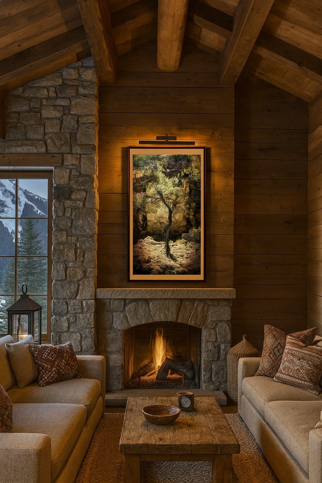 Please note, this scene has been AI created for example purposes only. Size and composition of the PhotoMontage may vary from the product being sold.