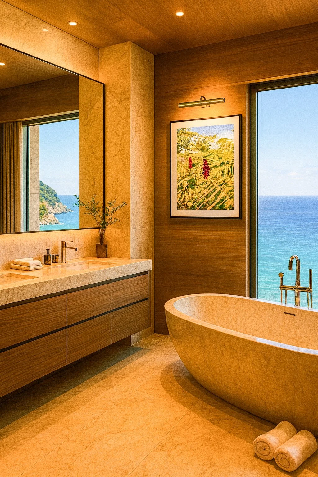 Please note, this scene has been AI created for example purposes only. Size and composition of the PhotoMontage may vary from the product being sold.