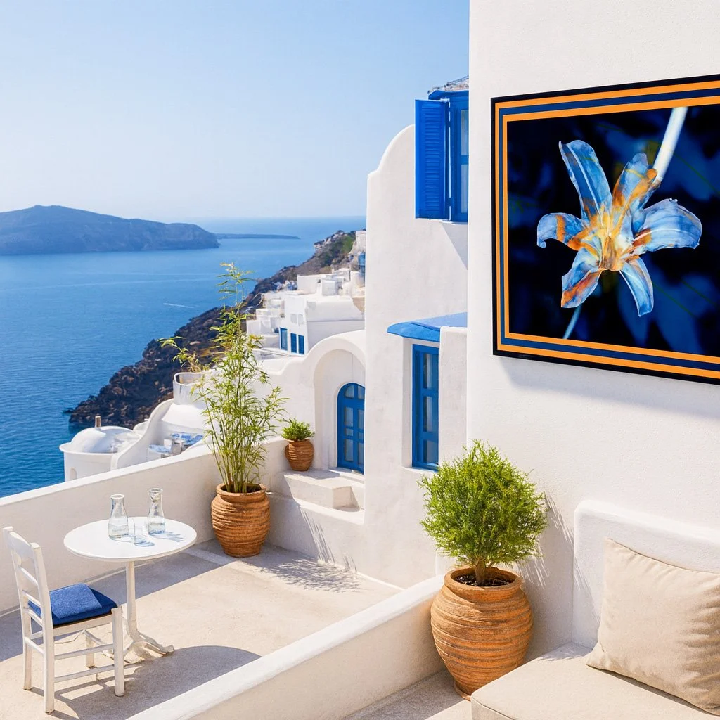 Please note, this scene has been AI created for example purposes only. Size and composition of the PhotoMontage may vary from the product being sold.