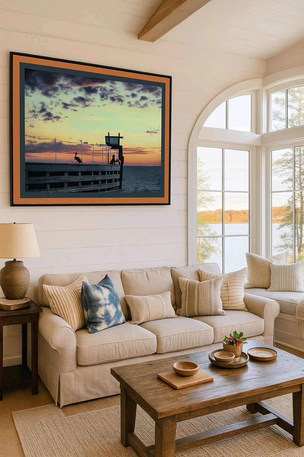 Please note, this scene has been AI created for example purposes only. Size and composition of the PhotoMontage may vary from the product being sold.