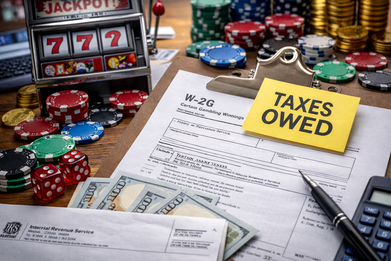 Gambling Winnings and Taxes: Why Casinos, the IRS, and Collections Are Watching You