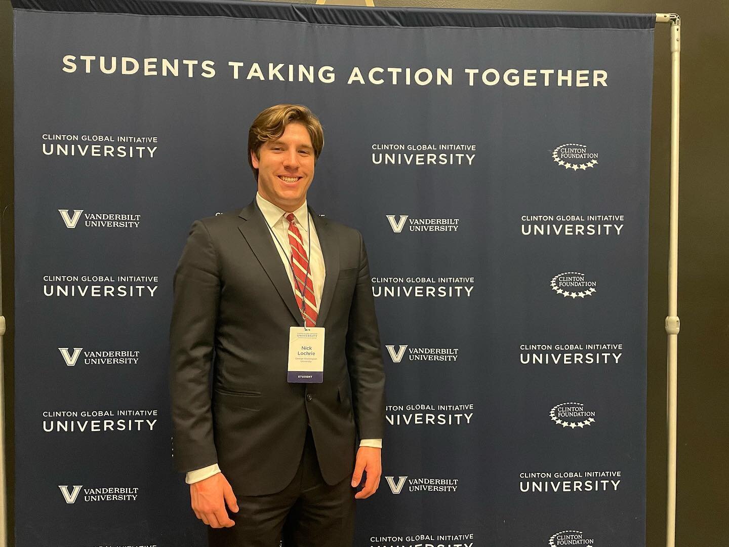 This weekend, Director of External Operations Nick Lochrie represented Onero at the Clinton Global Initiative- University conference at Vanderbilt University in Nashville, TN! Onero was invited to attend the conference through a grant our organizatio