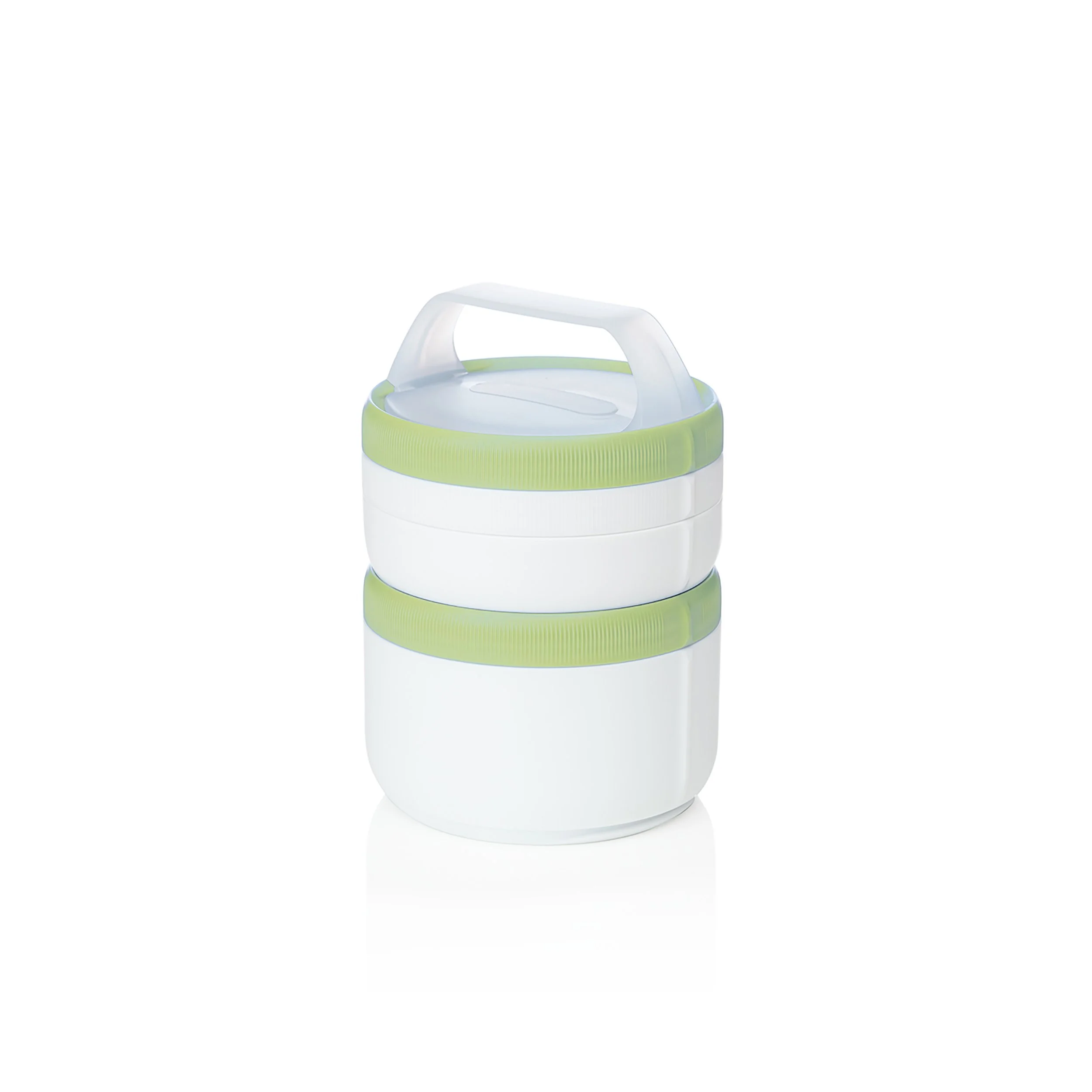 Image of an extra large white and green stax
