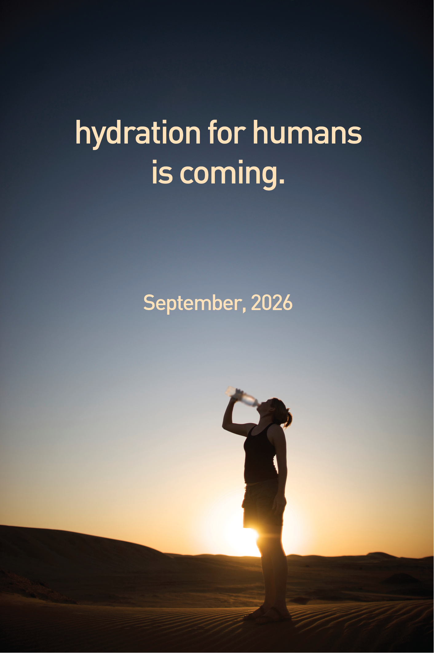 woman drinking out of bottle