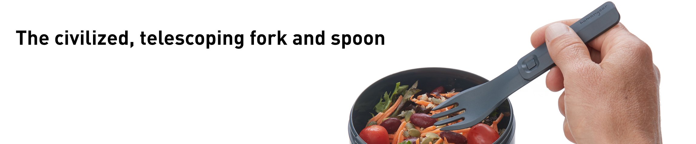 shopbanner spork eating salad.