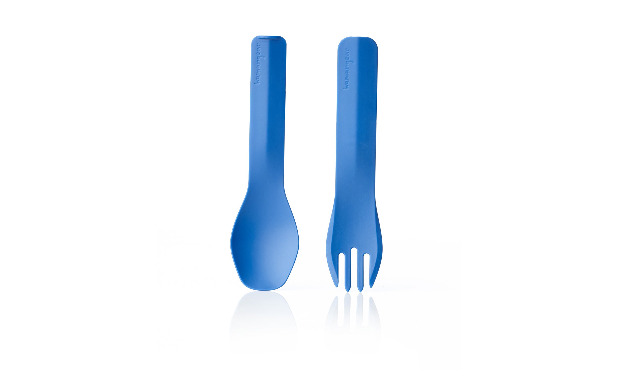 Image of blue gobites duo as two separate utensils.