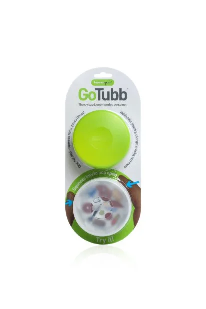 GoTubb one-handed container packaging