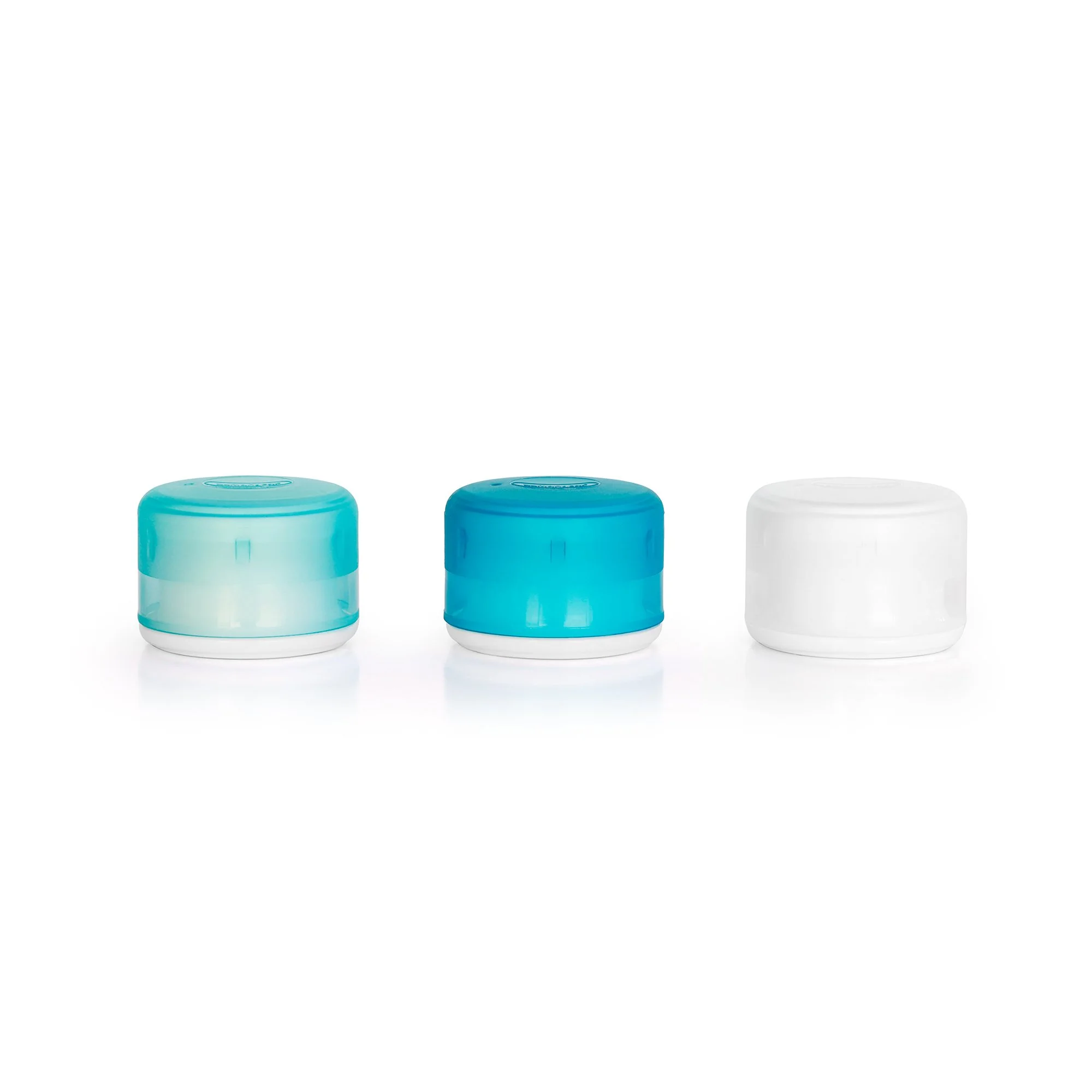 Clear/Teal/Aqua GoTubb Containers