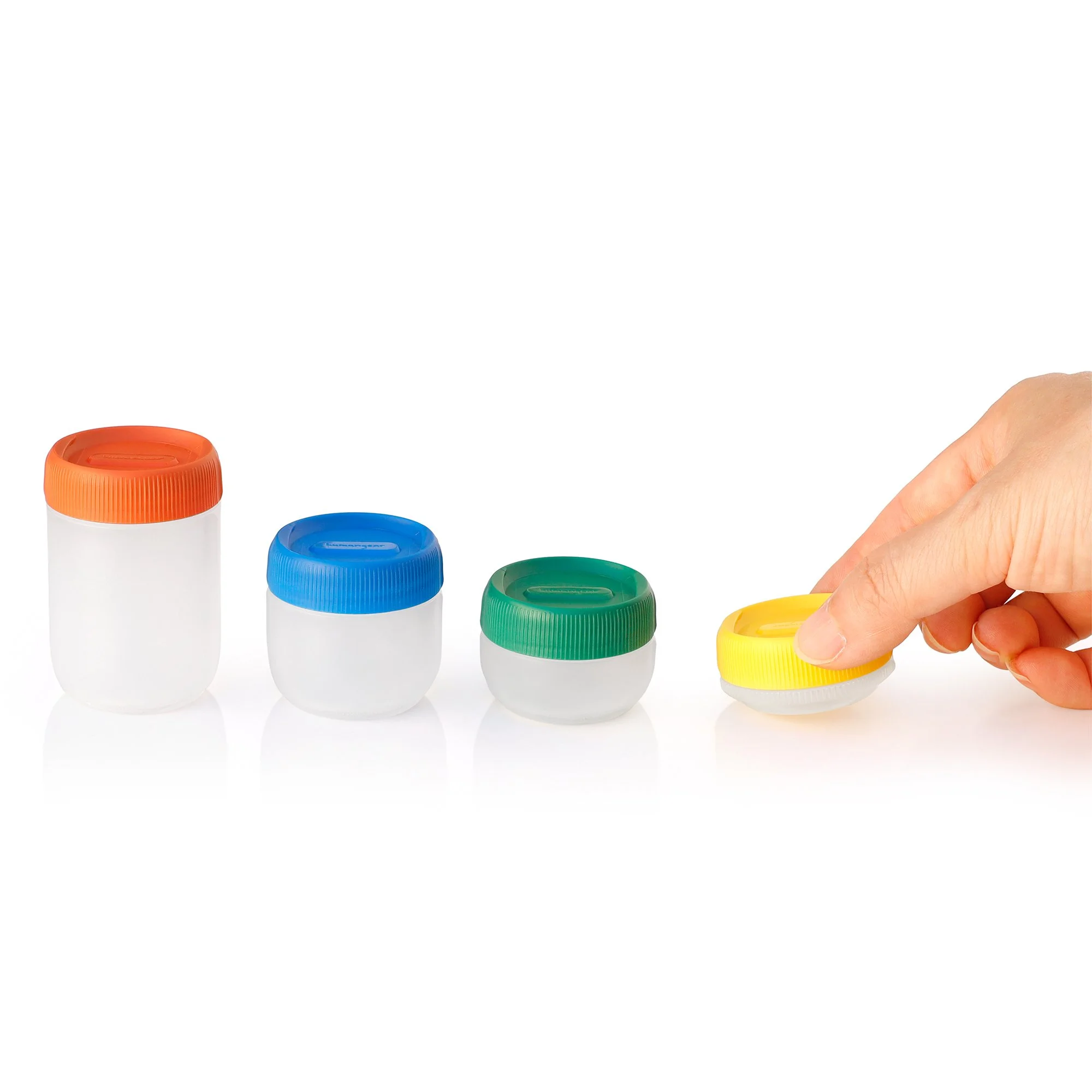 All small sizes that fit together