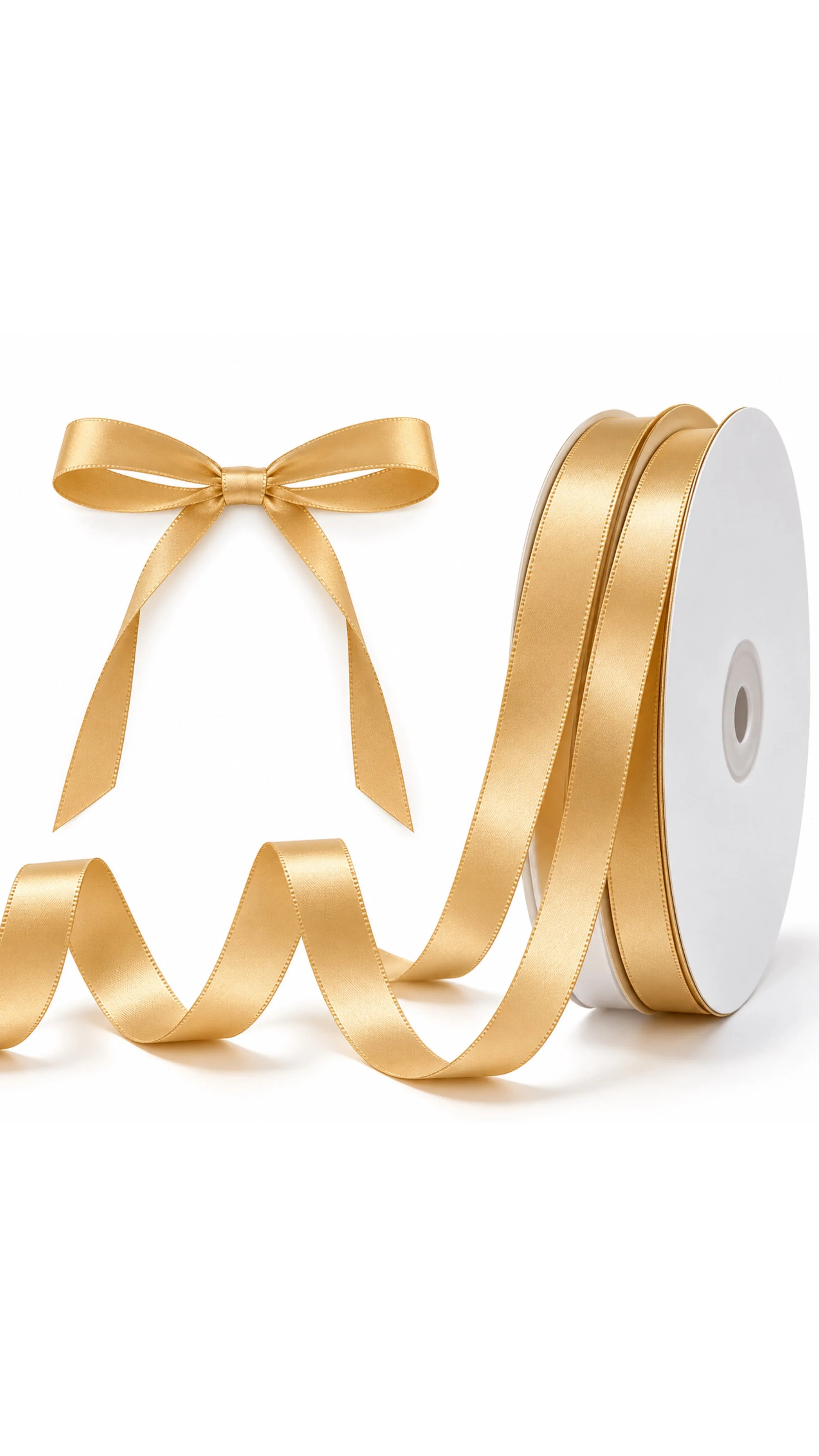 Gold Satin Bows