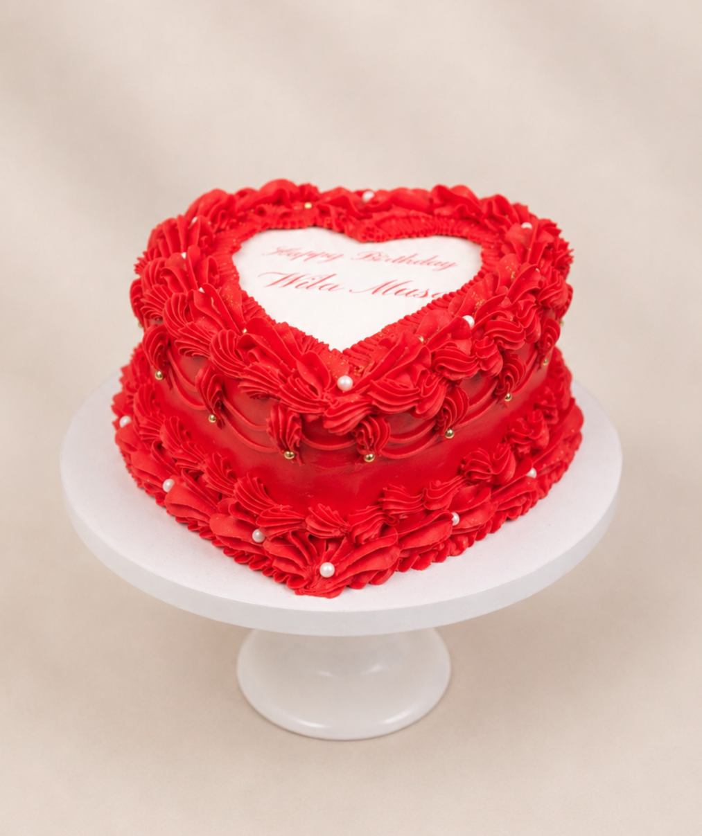 Red Vintage Heart Cake.png
