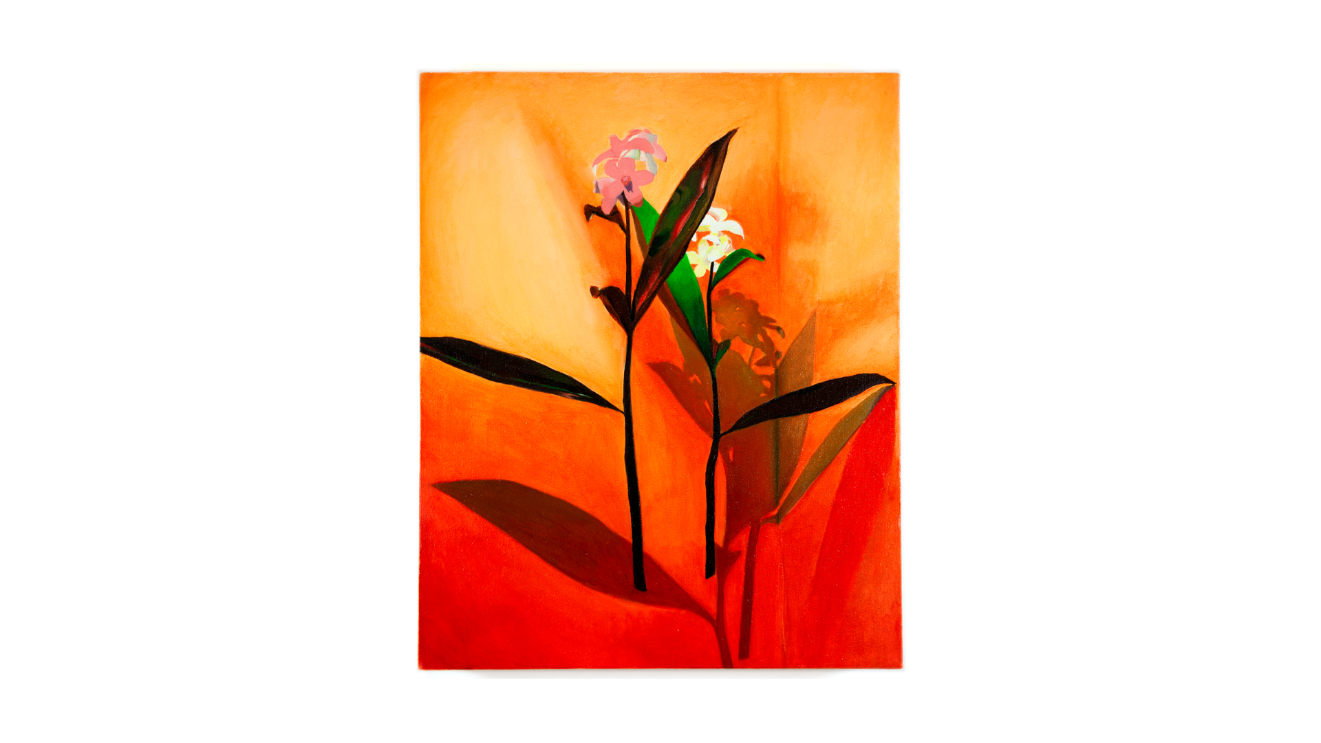 Two of Wands, 2025, oil on canvas, 16 x 20 in.