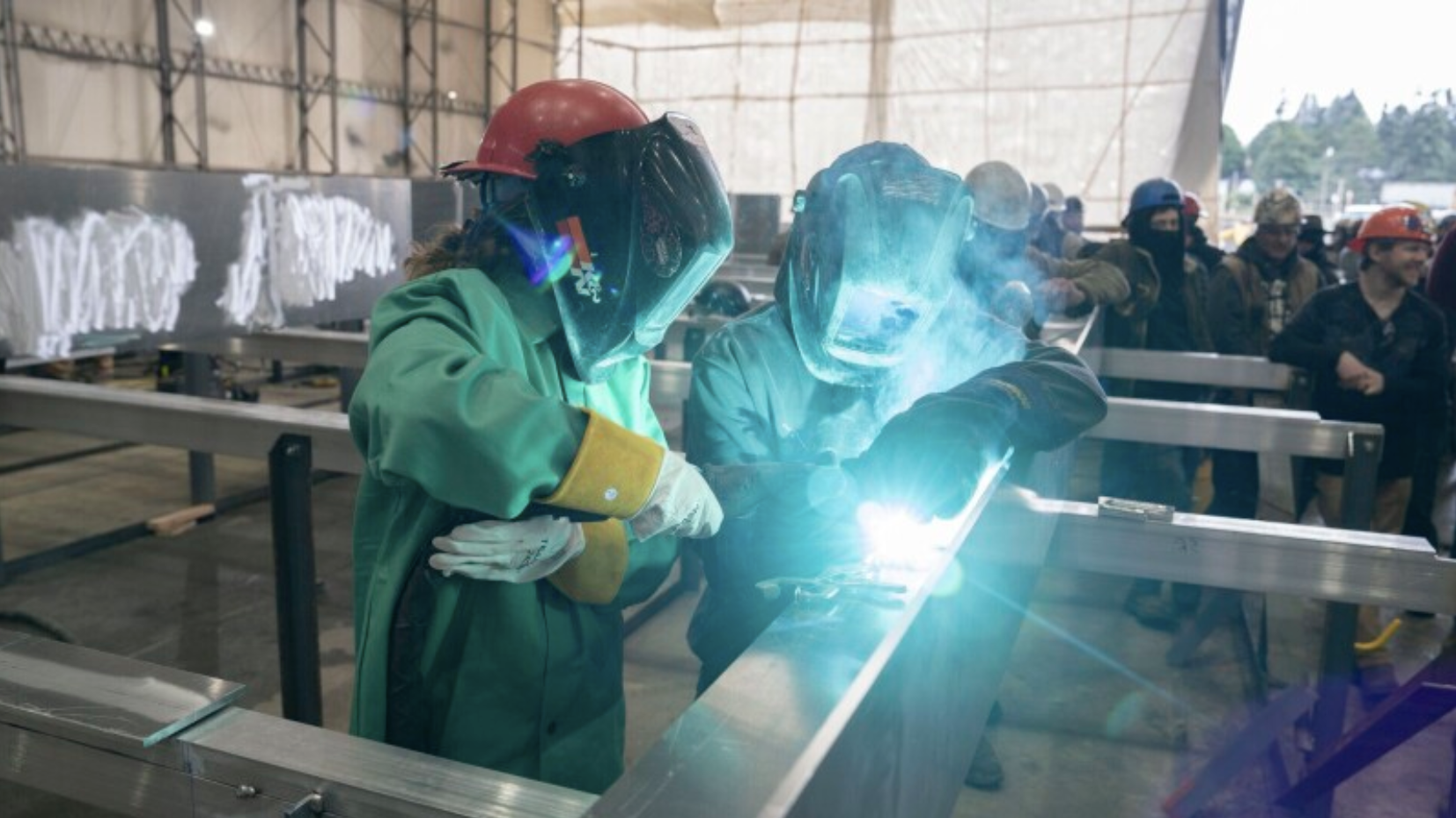 Nichols Brothers lays keel for San Francisco's all-electric ferry