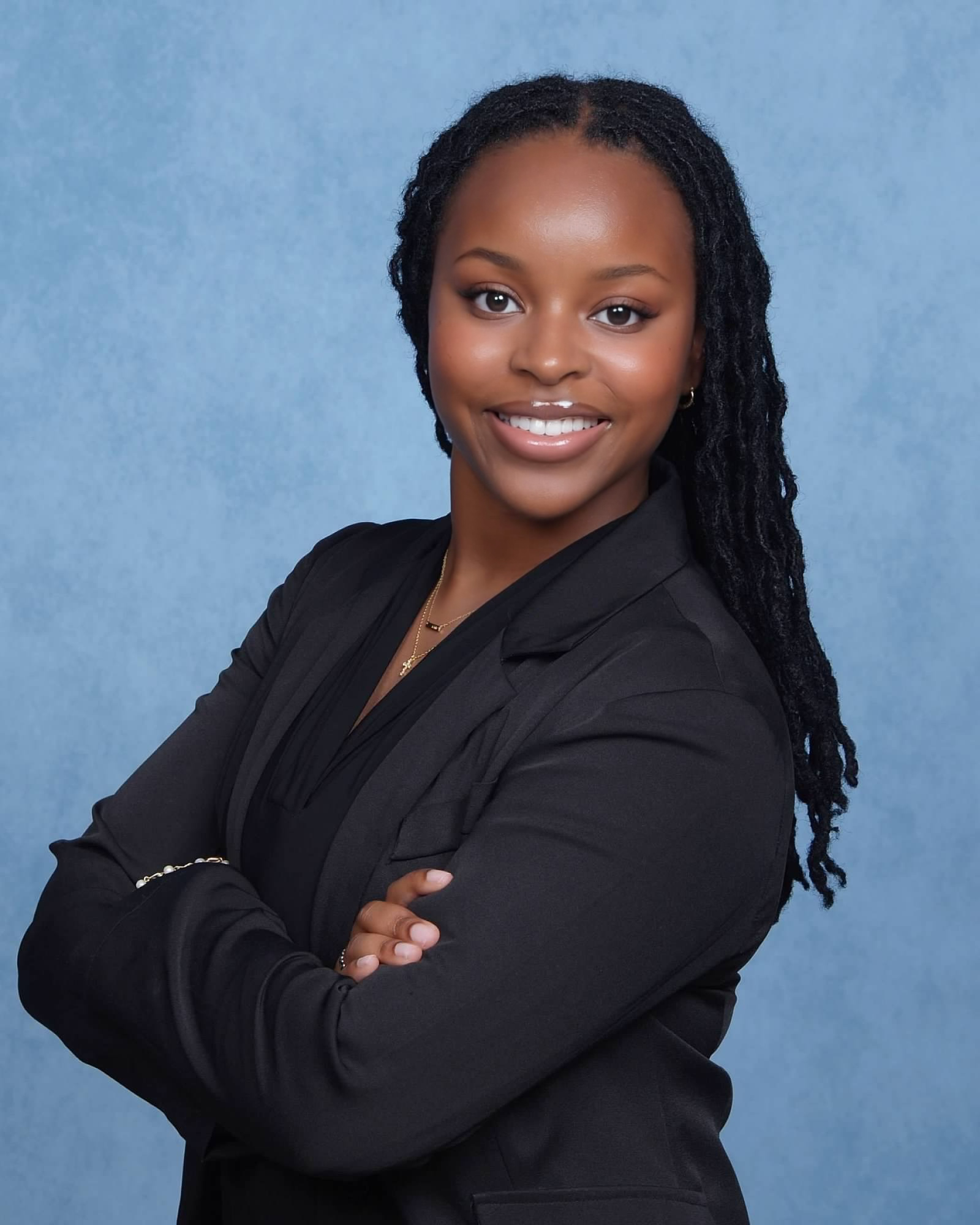 Portrait of Rebecca Mesidort, one of Dr. Rivera-Mariani's mentees at Lynn University.