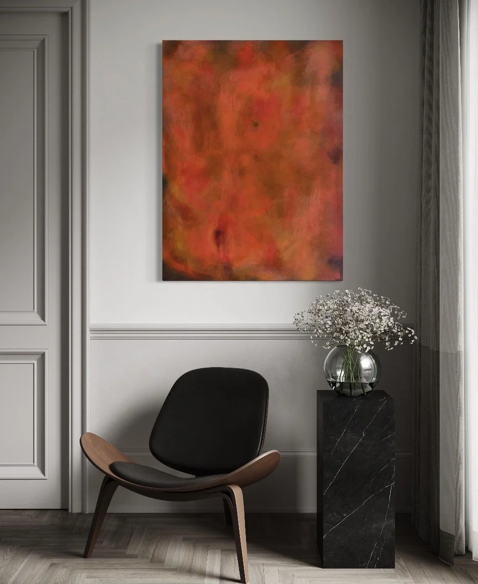 " I am Grateful "   2026
Acrylic on canvas   36 x 48  inches.