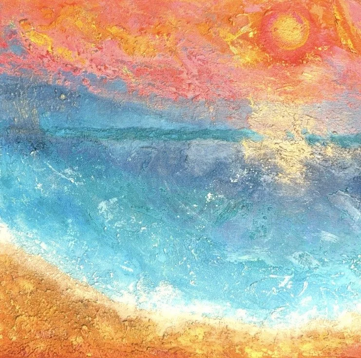 " Island Bliss"   2026
Acrylic on canvas . 12 x 12 inches.