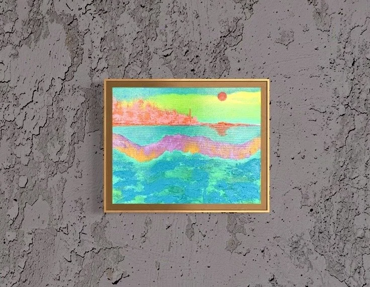 "Euphoria"   2025
Acrylic on canvas   11 x 14  inches.