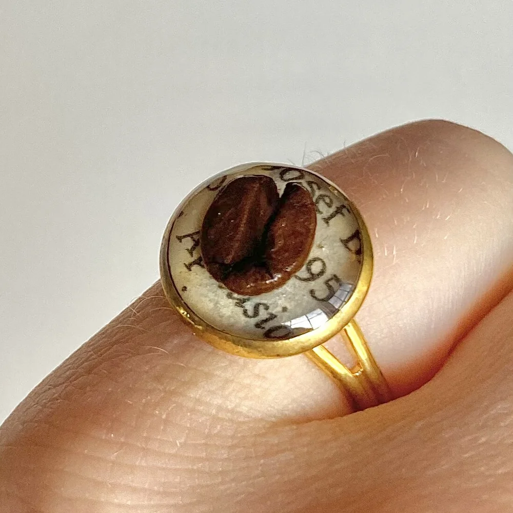 Coffee bean ring — Berkshire Resin Art