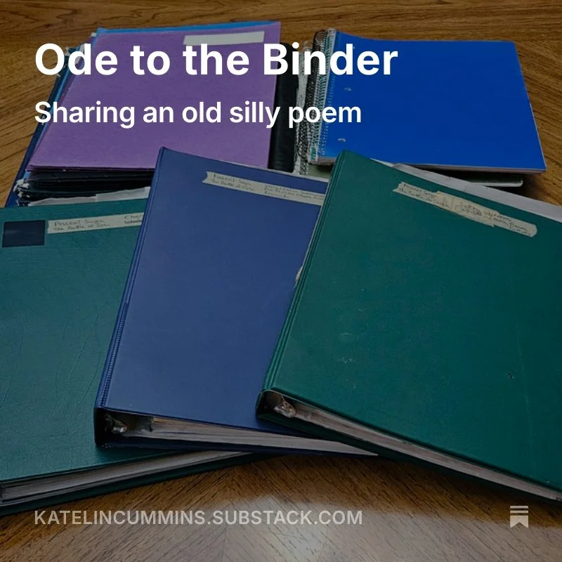 Ode to the Binder