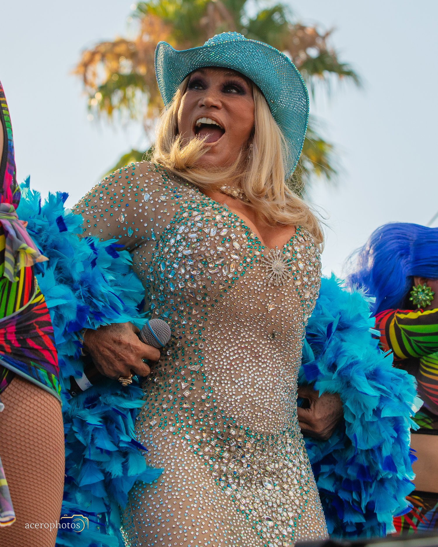 Actress and Singer Laura Leon at 2023 Long Beach Gay Pride