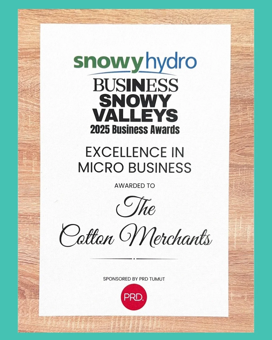 We were proud to receive the Excellence in Micro Business award last night at the Business Snowy Valleys 2025 Business Awards.  The night was hosted at the fabulous new The Apple Thief Cider House Batlow and we thank Snowy Hydro and Business Snowy Va