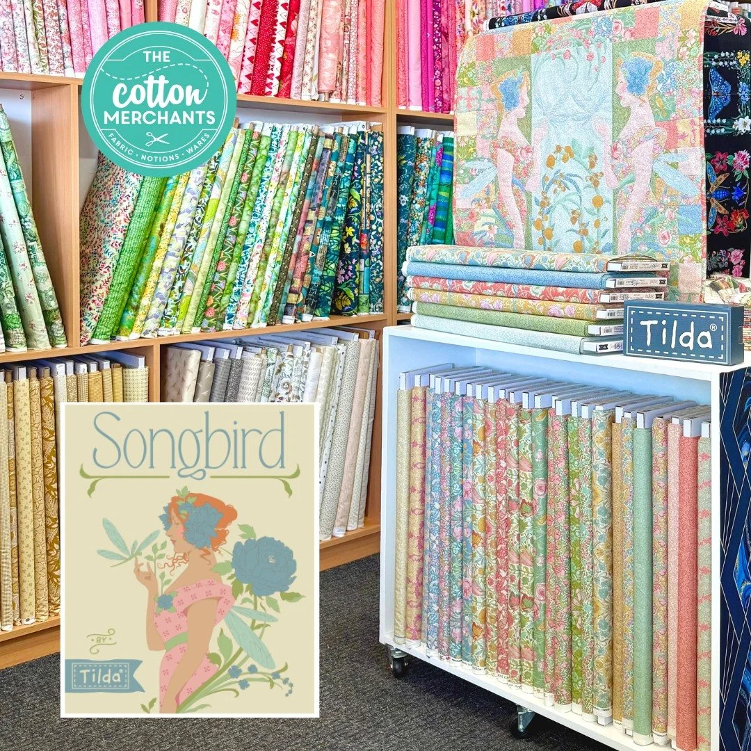 A trip to Venice inspired the Songbird Collection, with its references to the Art Nouveau style. The hand-drawn patterns of Songbird are a sweet nod to the more elaborate designs of Art Nouveau, presented in classic light, na&iuml;ve Tilda style. The