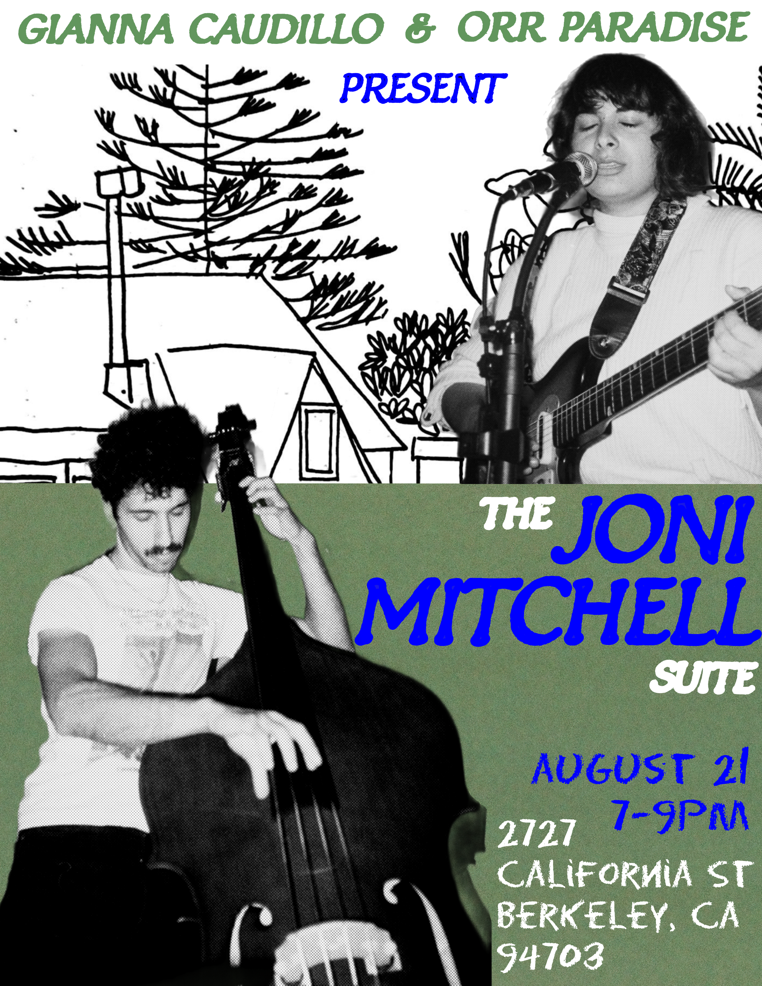 The Joni Mitchell Suite presented by Gianna Caudillo & Orr Paradise