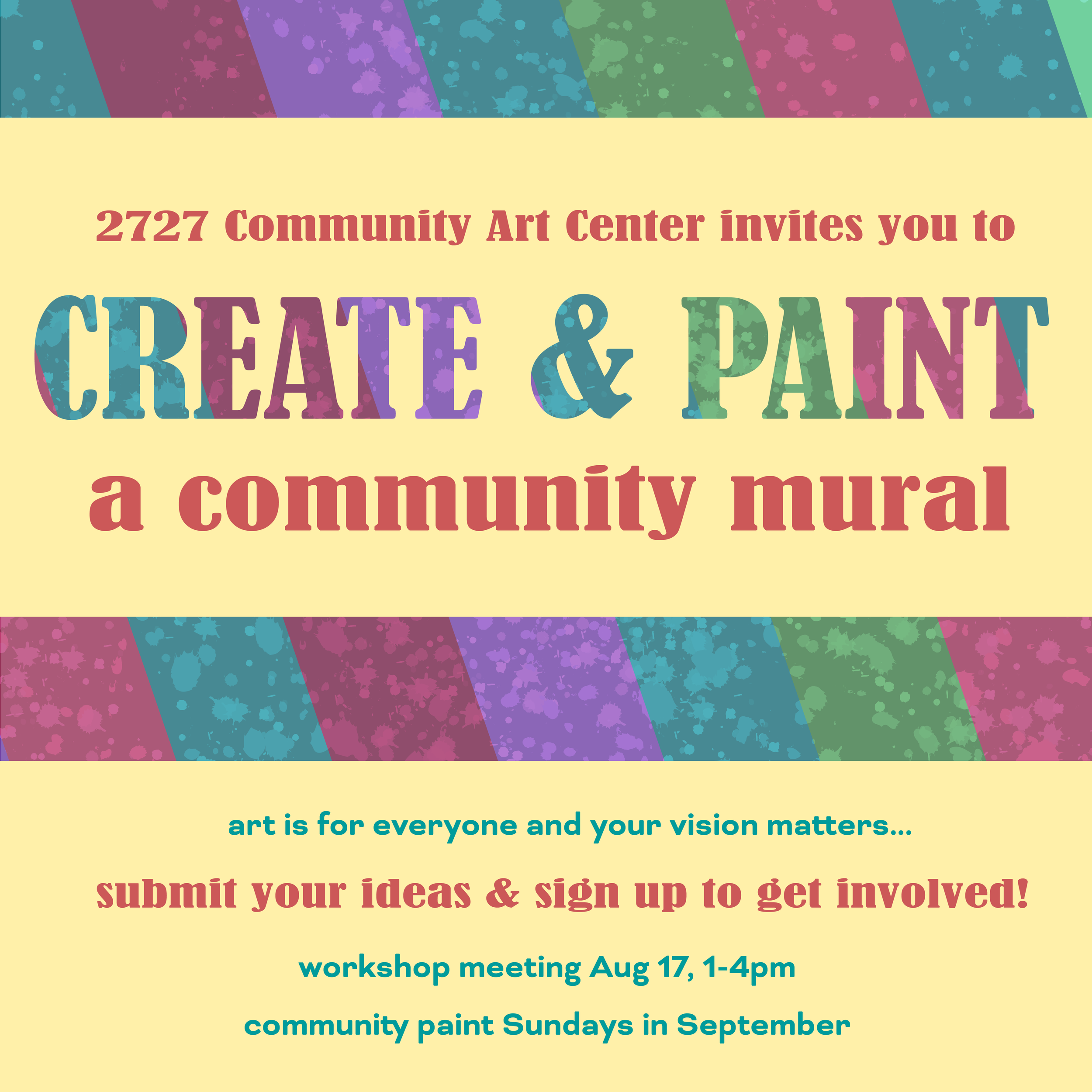 Create a Community Mural: design workshop