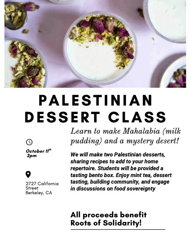 Palestinian Dessert Class