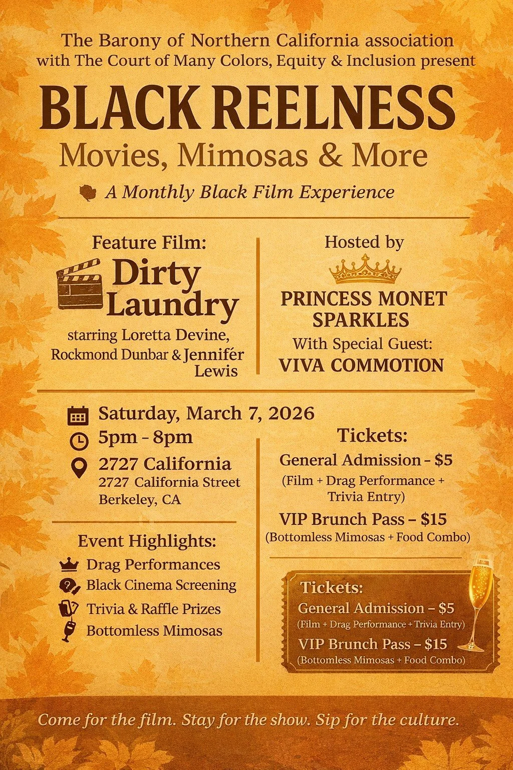 Black Reelness: Movies, Mimosas & More