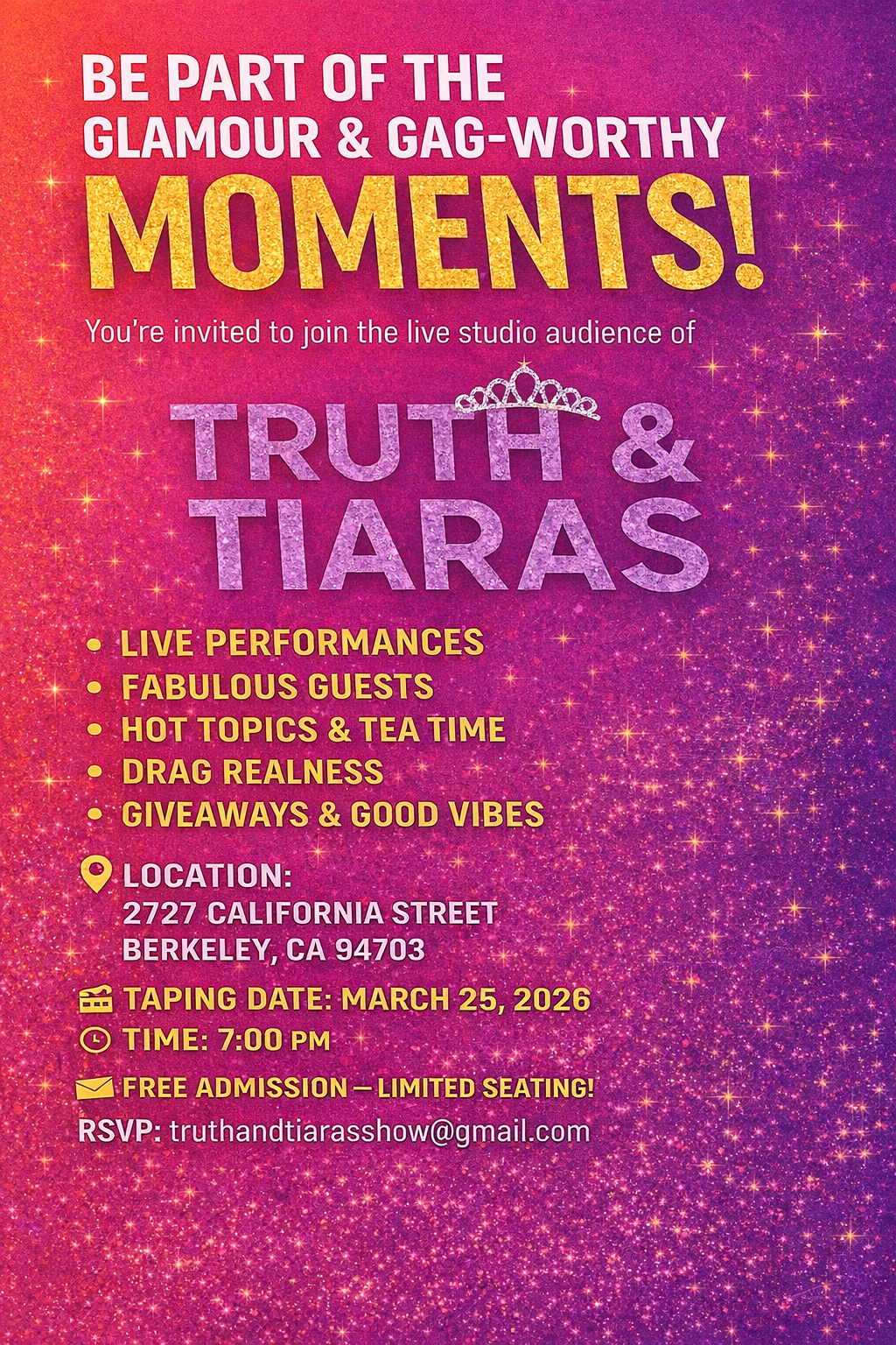 Truth & Tiaras Podcast Filming