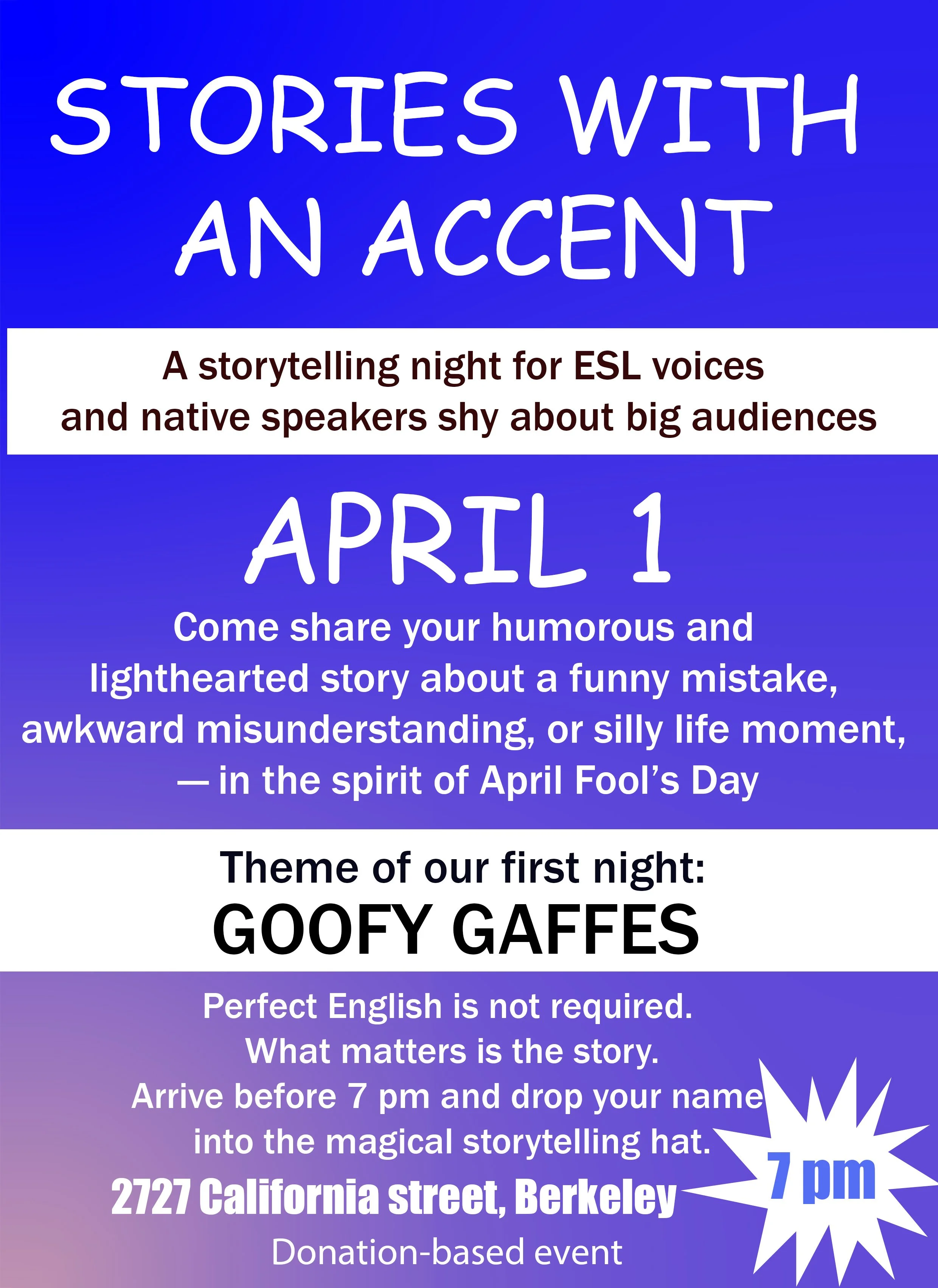 Stories with an Accent