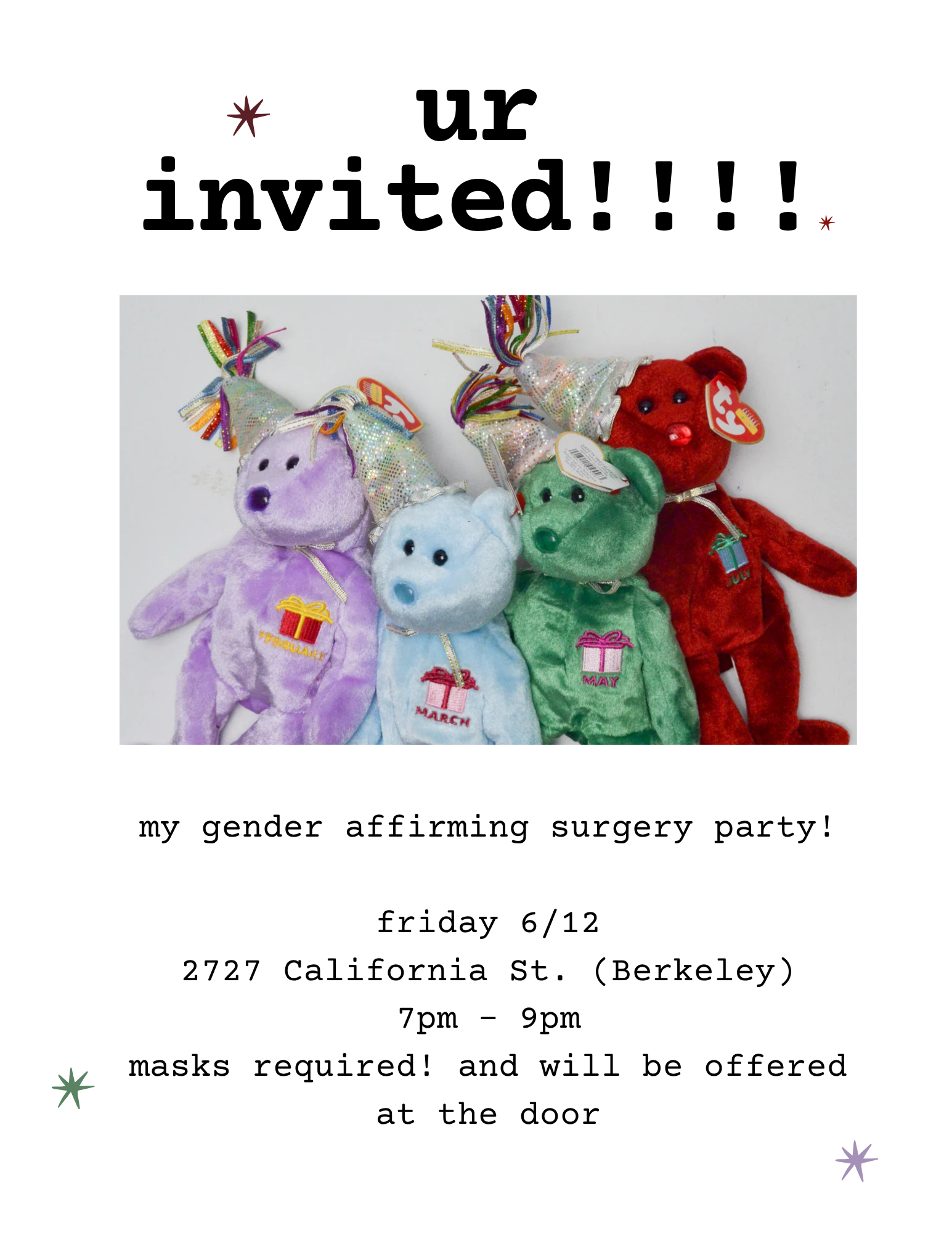 Gender Affirming Fundraiser Party!