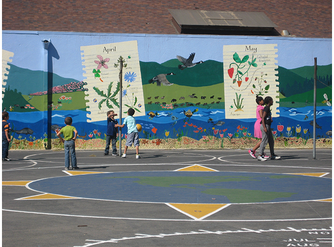 21. Edible Plant Mural (lead artist)