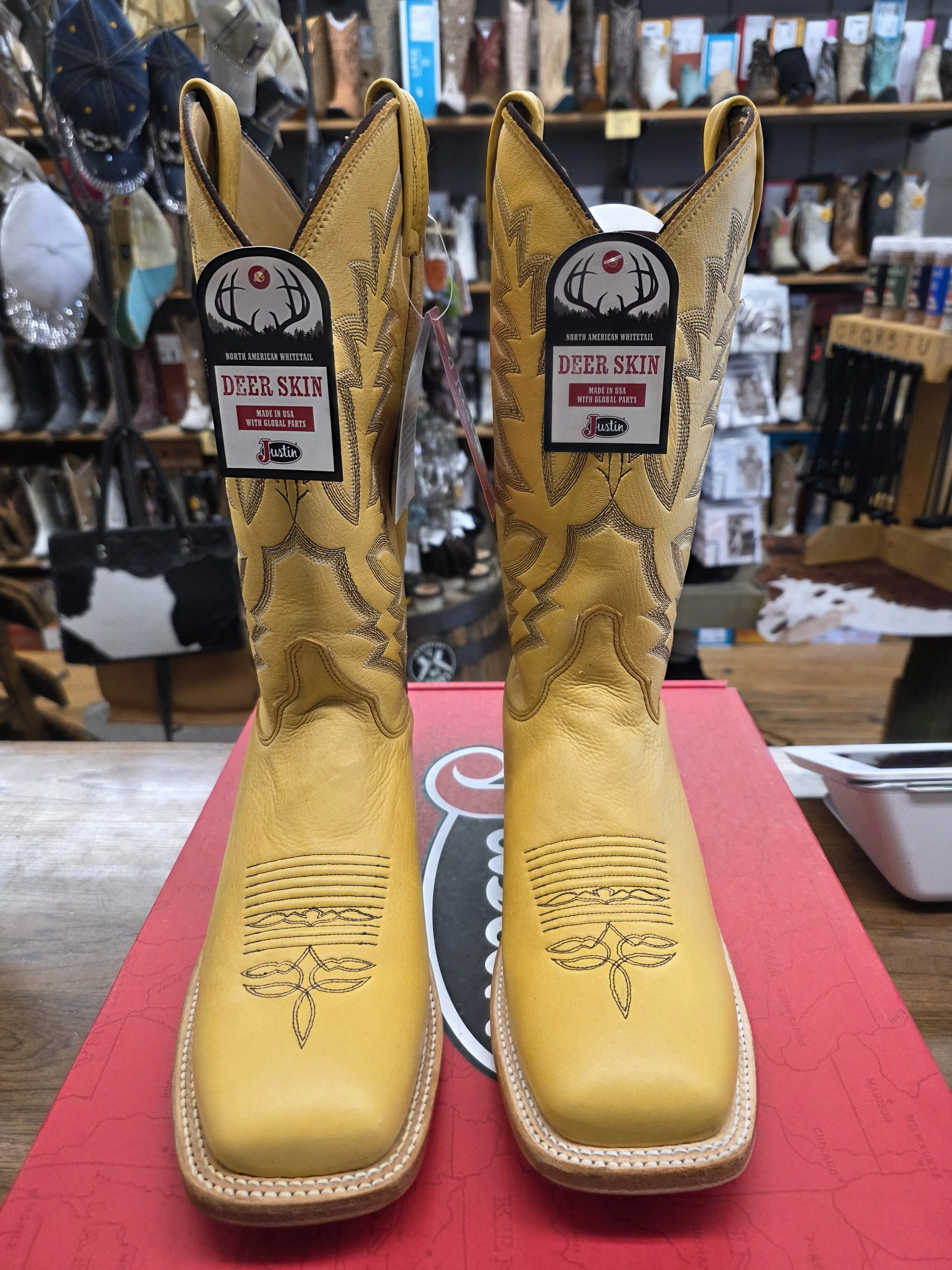 Boston Deer Yellow mens Boot